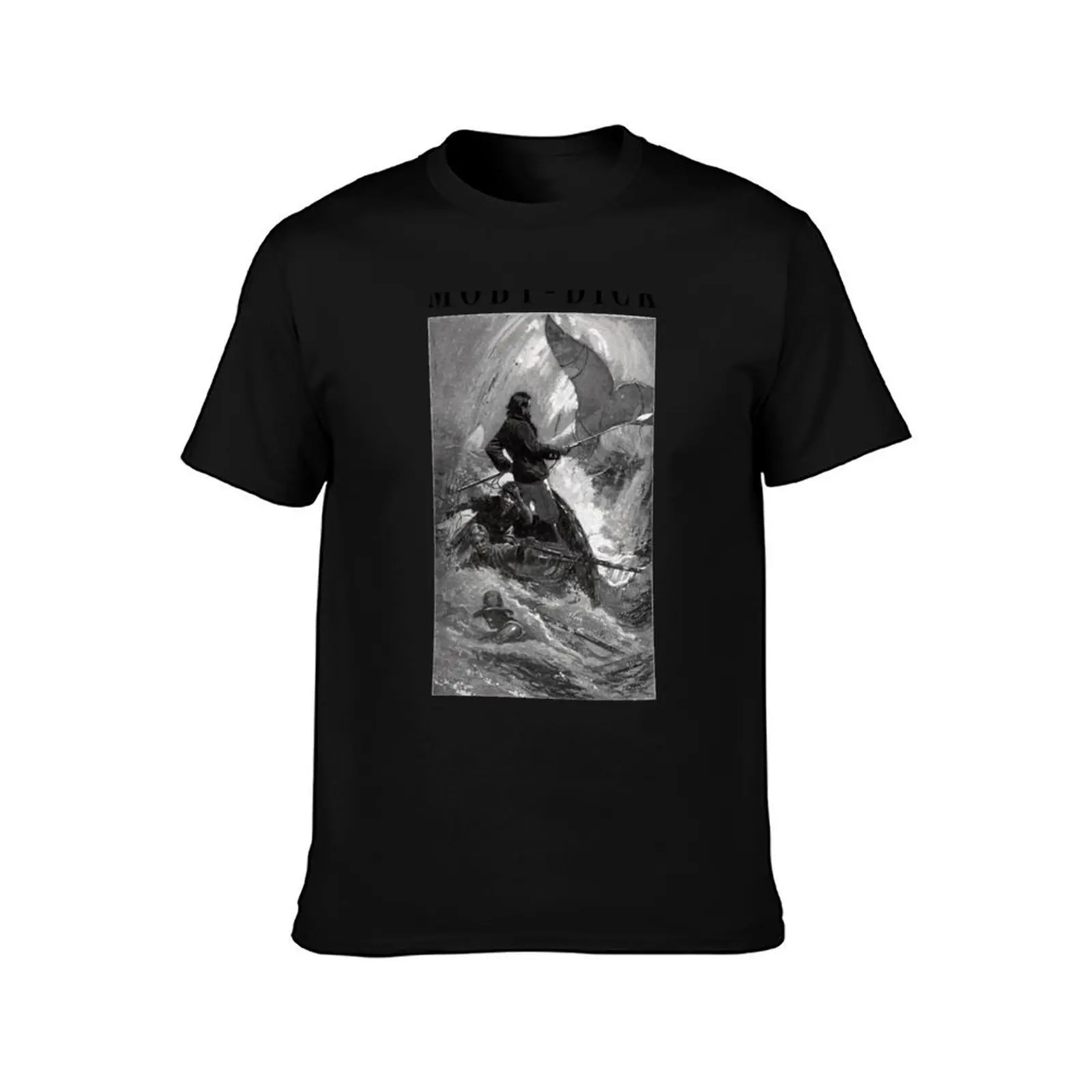 Moby Dick by Herman Melville T-Shirt t shirts for man pack cotton T-Shirt