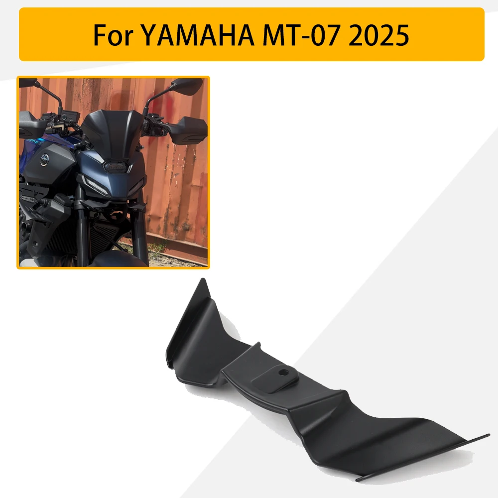 

Новый мотоцикл 2025, аэродинамический передний спойлер, прижимная сила, комплект крылышек, стабилизатор для Yamaha MT07 MT-07 2026