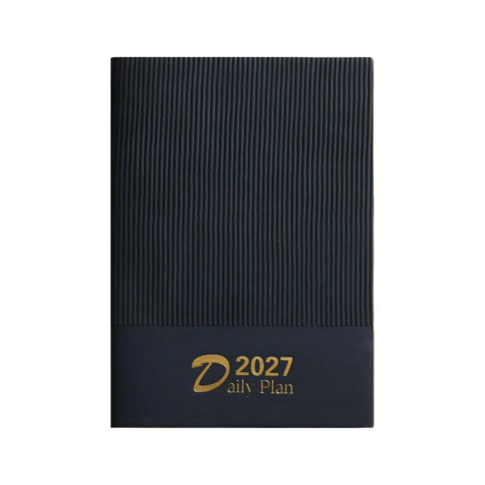 English 2027 Schedule Planner Notepad 12 Months Wear-resistant To-do List Notebook Efficiency Portable Personal Schedule Journal