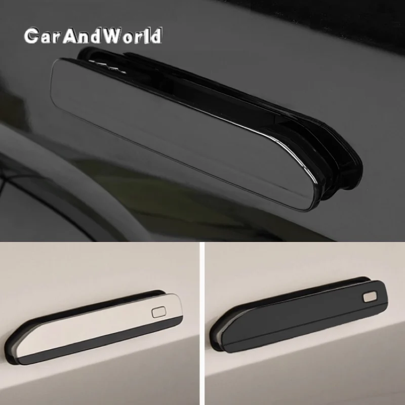 

ABS Carbon Fiber Body Door Handle Bowl Frame Cover Protector Trims Car Accessories For BYD Formula Equation Leopard 8 Denza B8