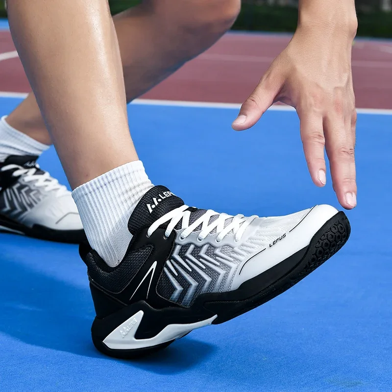 2024 nowe oddychające buty do badmintona profesjonalne trampki do badmintona Unisex buty sportowe amortyzujące trampki sportowe