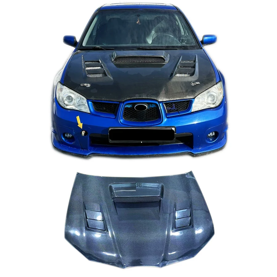 

2006-2007 for Subaru Impreza WRX Custom Engine Hood Carbon Fiber Hood for 2005 Models New Condition