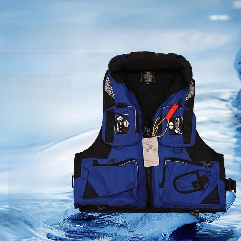

Portable Adult Life Jacket Fishing Vest Large Flotation Surfing Swimming Sports Detachable Outdoor Camping Travel Gear Vest