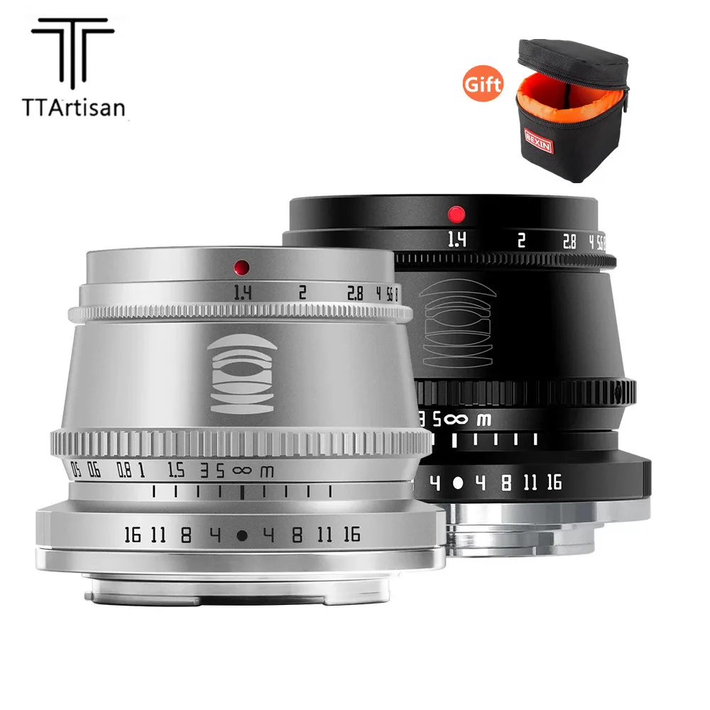 

TTArtisan 35mm F1.4 APS-C Manual Focus Camera Lens for Fujifilm Fuji X-T1 X-T10 X-T2 X- T20 X-T3 X-T4 X-T100 X-T200 X-T30 X-PRO1