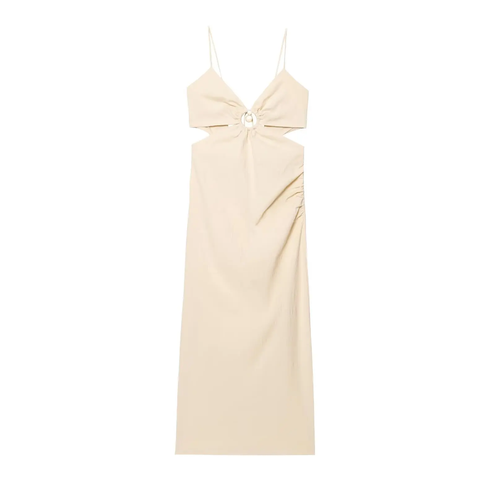 Frauen Sommer Neue Mode Backless Solide Sling Sexy Midi Party Kleid für Frauen Casual Ärmelloses Abendkleid 2298087