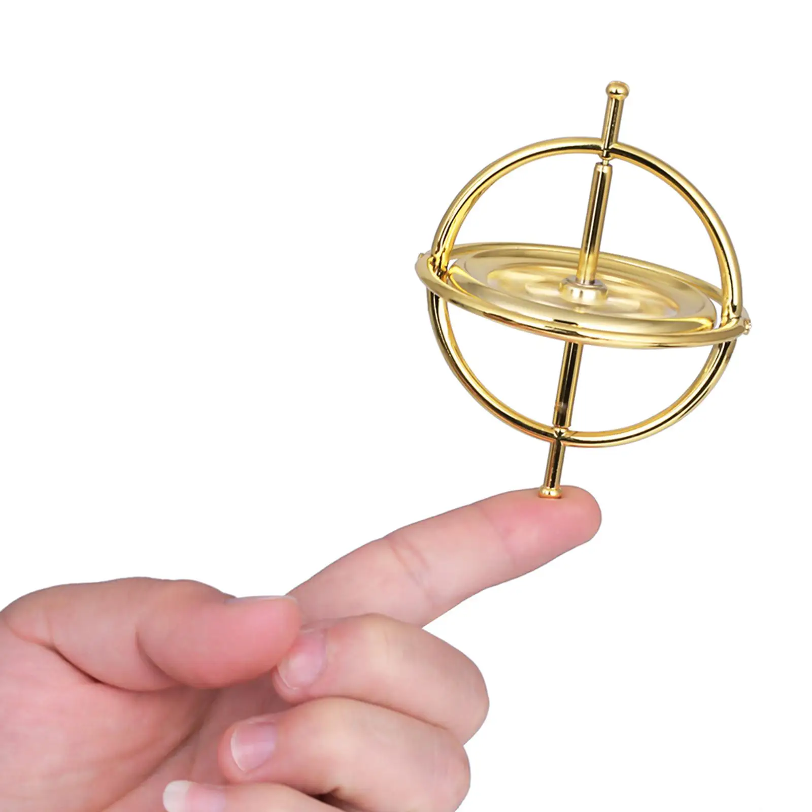 

Scientific Educational Metal Gyroscope Pressure Relieve Spinning Top Toy