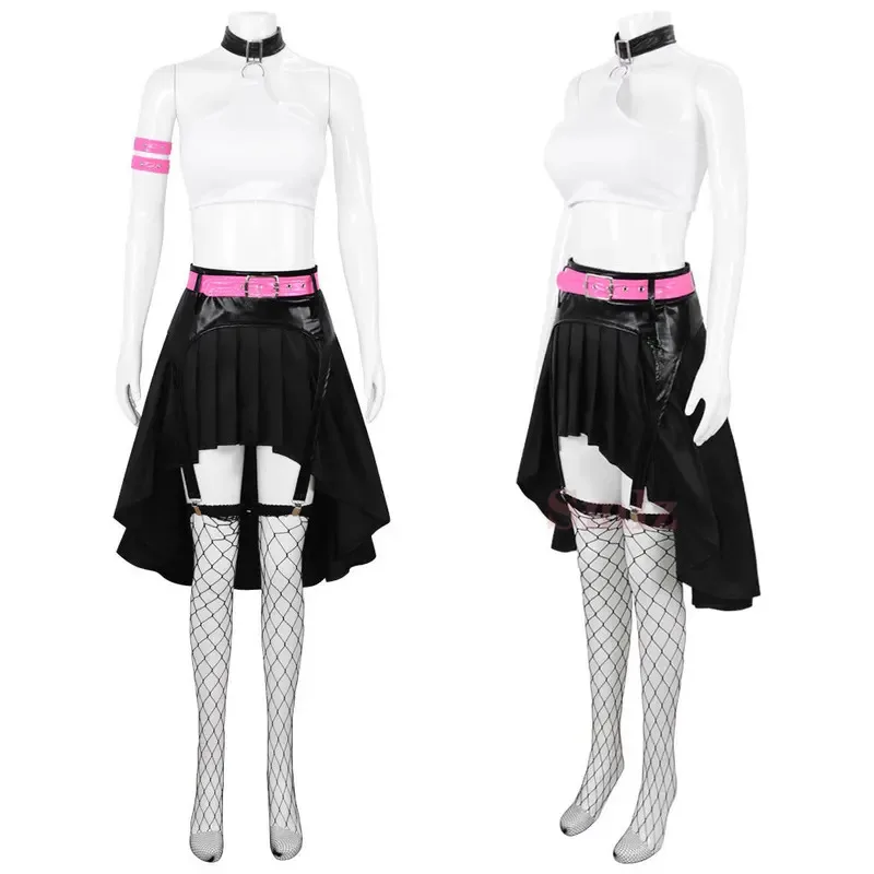CyAnime One Piece cosplay película rojo Nami Cosplay disfraces mujer falda sexy ropa Halloween Navidad carnaval disfraz nami peluca