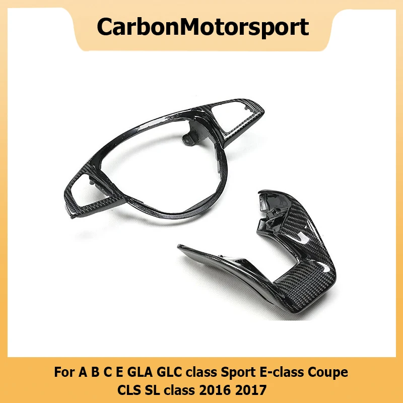 Steering Wheel Trim for Benz A C E CLA CLS GLA GLC GLE GLS GT SL SLC Class-AMG A B C E GLA GLC CLS SL Class Sport E-class Coupe