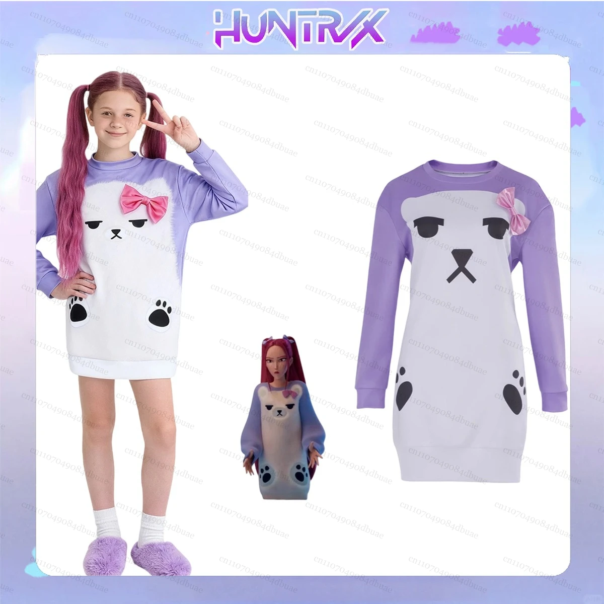 

KPop Demon Hunter of KPop Zoey Mira Cosplay For Women Sleepwear Pajamas 2025 Cartoon Costume Adult Woman Roleplay Outfi