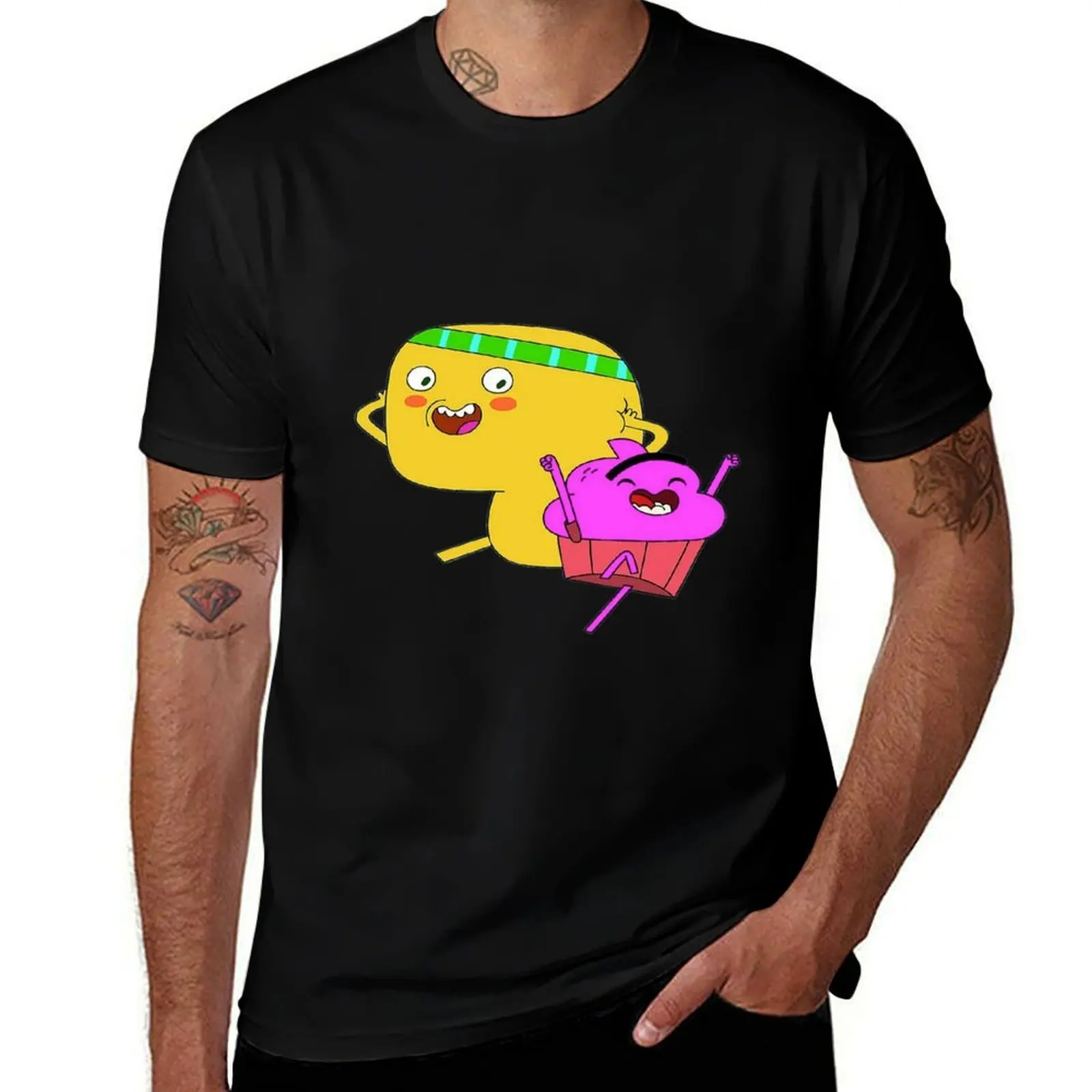 Cupcake And Dino - General Services T-Shirt Sweat Absorbing Sports Tee Shirt T-Shirt