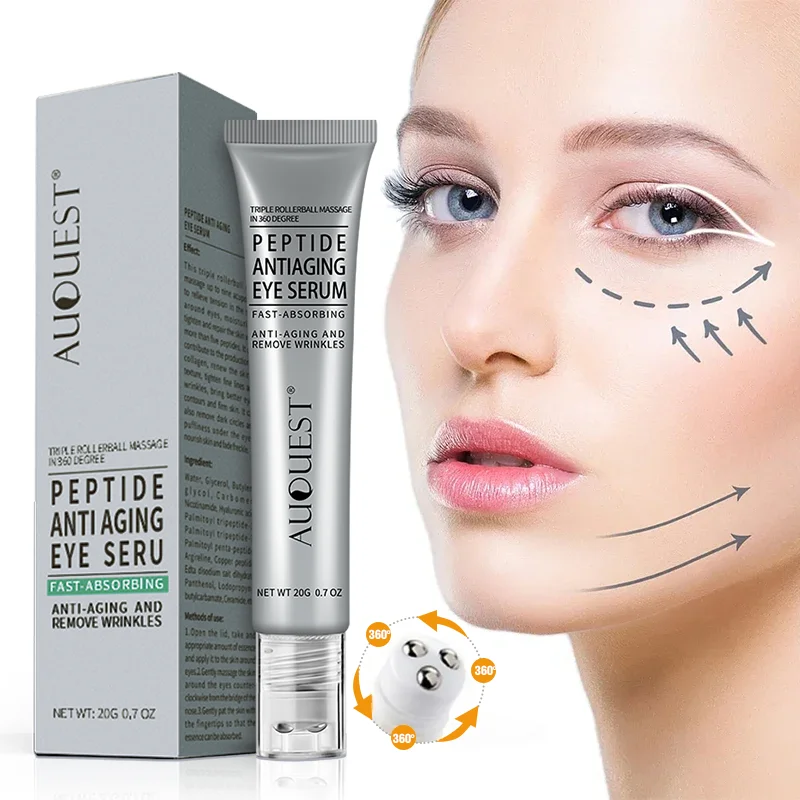 Peptide Eye Cream Dark Circles Eye Bags Remover Anti Wrinkle Firming Eye Cream Skin Care Products