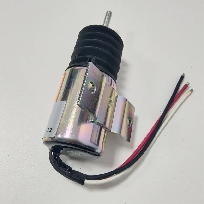 12V Diesel Engine Shutdown Shut off Stop Solenoid Valve AM124379 Fit For Deere 415 455 F915 F925 F935 P610-A1V12 Flameout