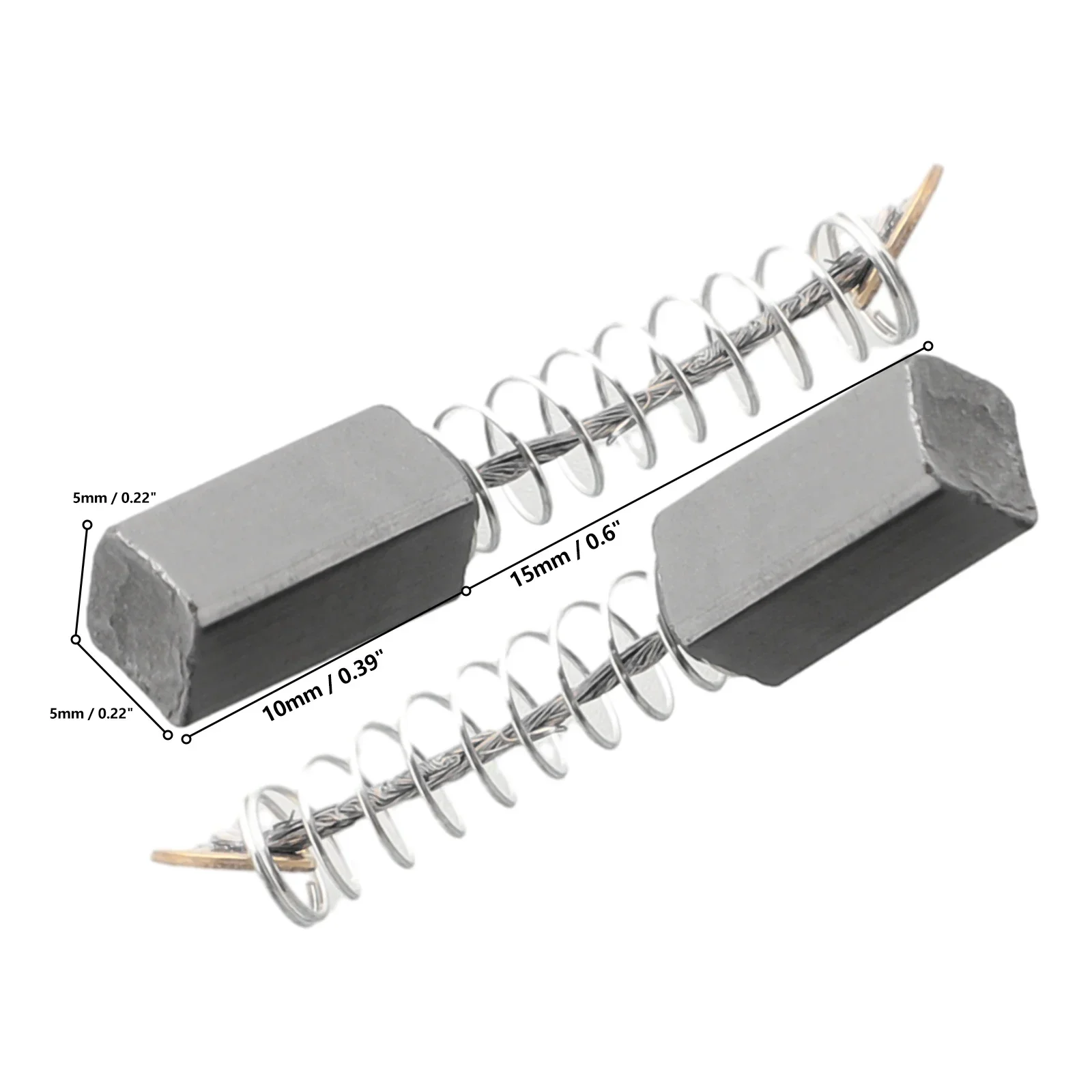 10pcs spazzola di carbone carbone 10*5*5mm per motori elettrici accessori per elettroutensili spazzole di carbone per motori elettrici di alta qualità