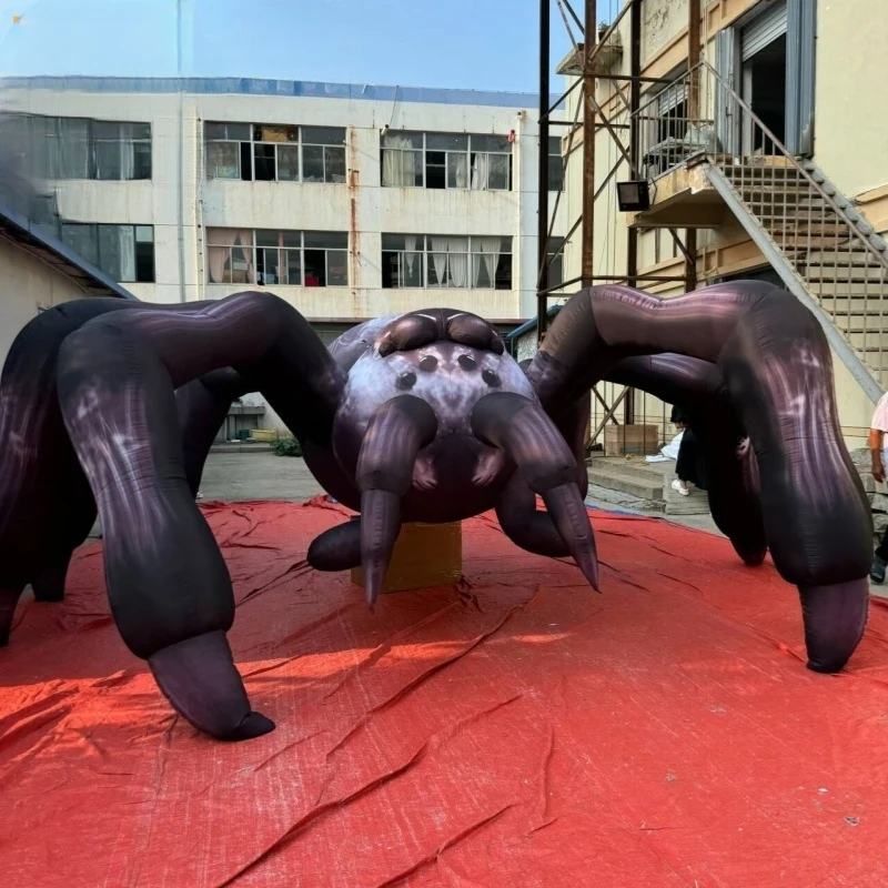 horror realistic S[ider Custom Made Halloween Supplies Giant Inflatable Spider for Commerical Events Party Cartoon Easy set up