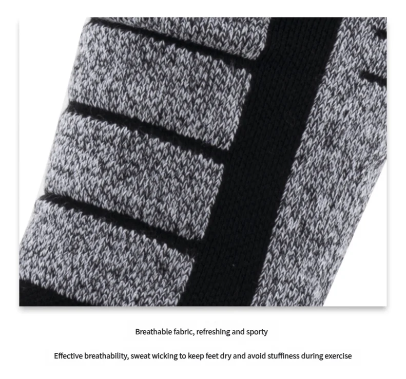 8 пар лыжных носков, мужские и женские теплые носки с длинными трубками, спортивные зимние носки с толстым полотенцем, походные носки, носки для выступлений