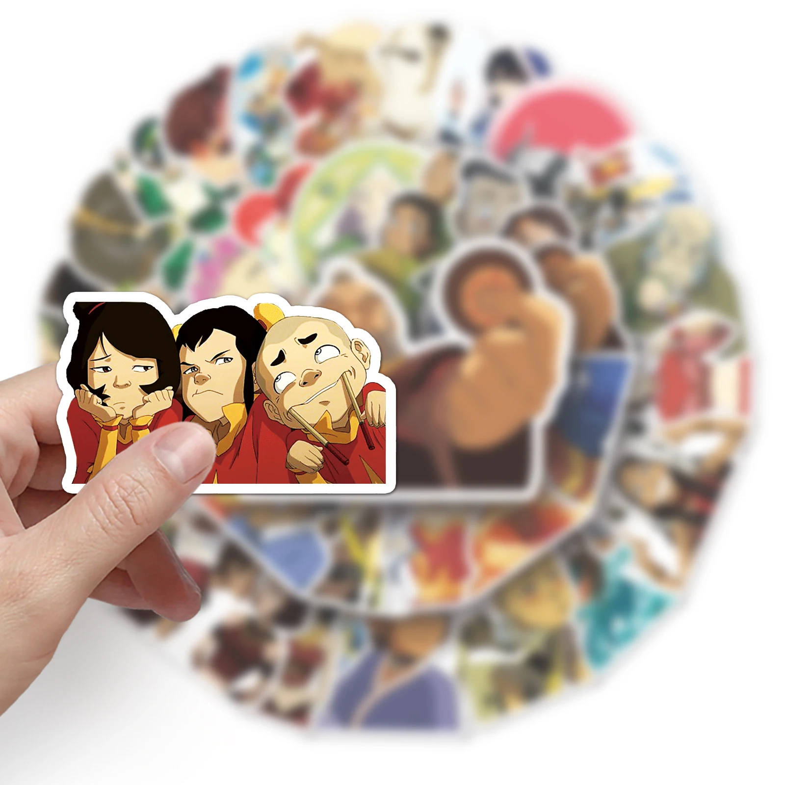 10/50 adet Avatar son hava bükücü Anime çıkartmalar kaykay gitar dizüstü kaykay kupası bagaj klasik oyuncak etiket çocuk için