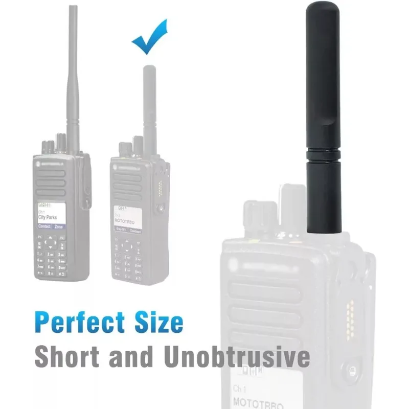 5 sztuk antena UHF Stubby PMAE4071 antena 403-527 MHz dla Motorola XPR3300 XPR3500 XPR7350e XiRP6600 XiRP8628 DP2400 DP2600 DP4400 — zdjęcie produktu 4