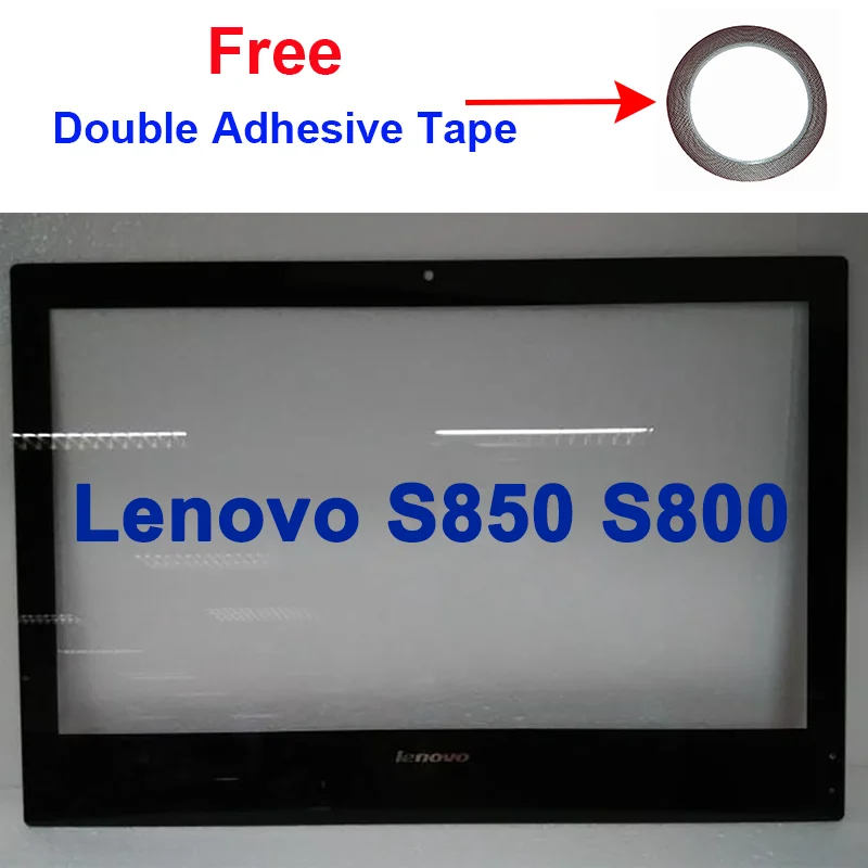 New 24 inch all-in-one S850 S800 outside screen glass For  Lenovo S850  Lenovo S800