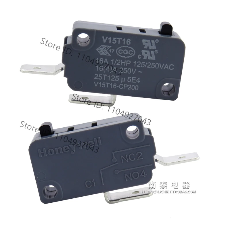 Micro Switch V15T16-CP200 NO 2Pin 16A Suitable for washing machines microwave ovens rice cookers