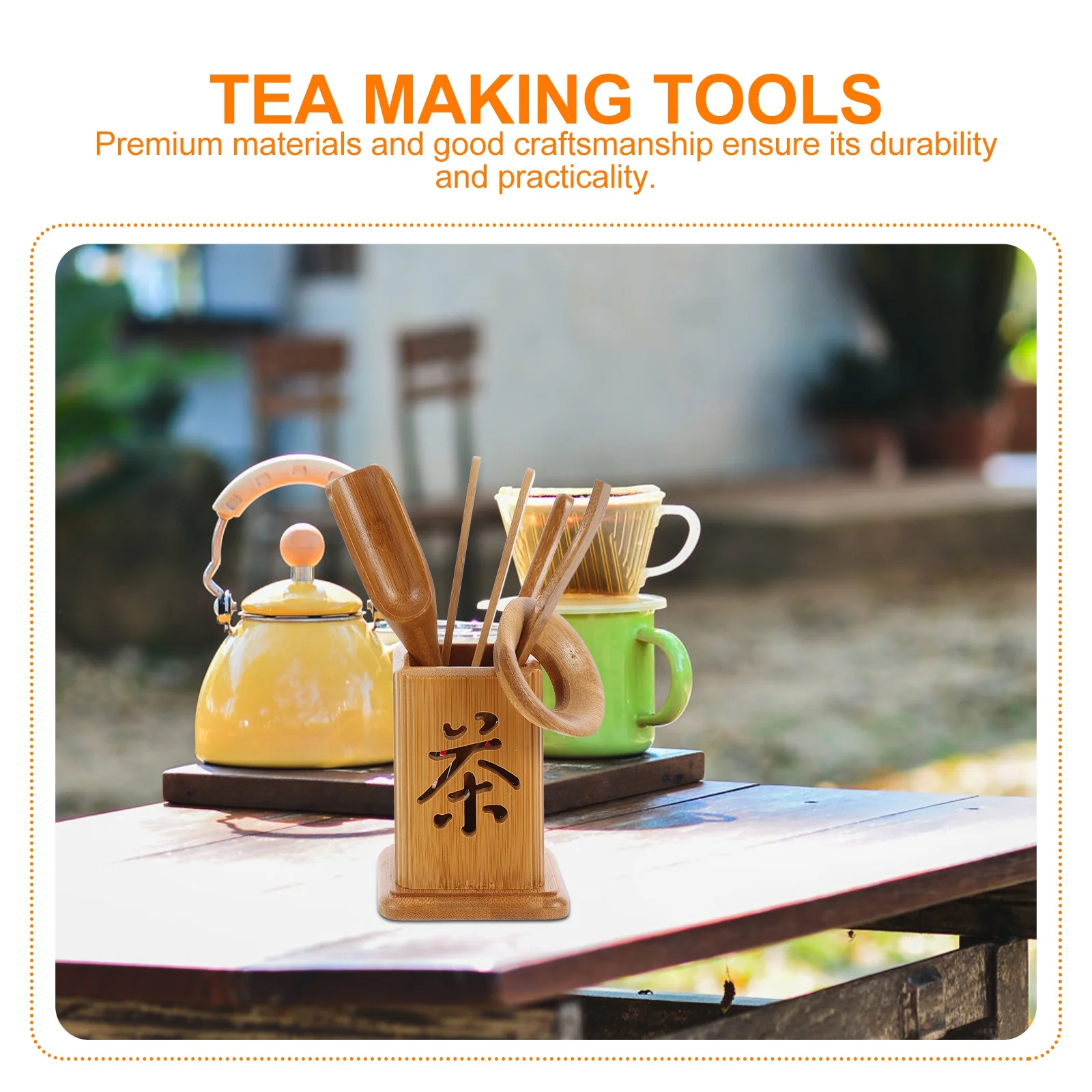 

Tea Ceremony Tool Kit Six Gentlemen Set Premium Materials Craftsmanship Chic Design Convenient Tea Making Accessories