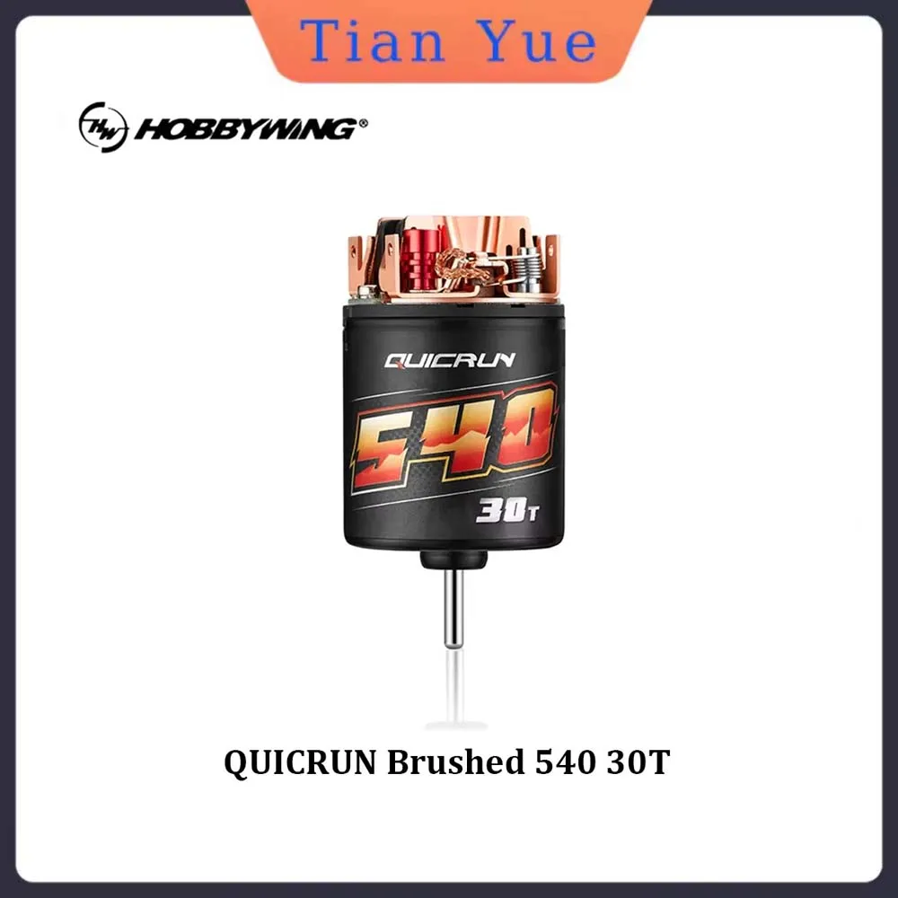 

Hobbywing QuicRun Brushed Motor 540 30T 40T 555 11T 13T HighPerformance Parts for 1/10 RC Crawler Short Course Truck Monster