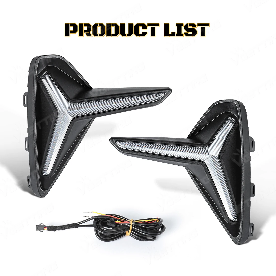 LED Daytime Running Light For Geely Proton S70 Emgrand DIHAO EC7 2021 2022 2023 2024 Turn Signal Lamp Driving Fog Light Car Part