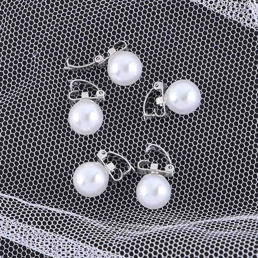 

5Pcs/set Elegant Cute Pearl Girls Bridal Small Hair Buckle Hairpins Women Hair Clips Korean Barrettes
