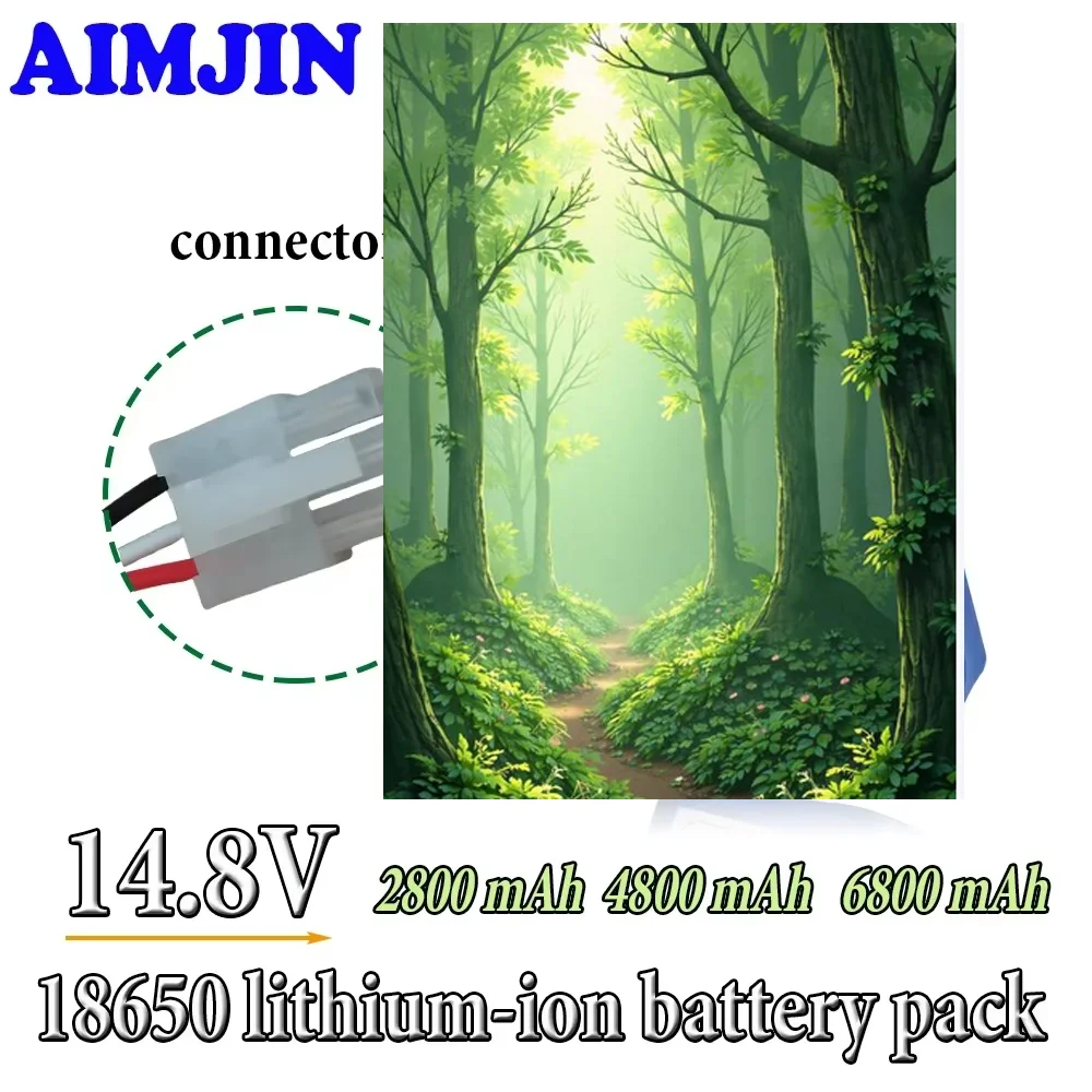 

For replacing batteries in robot vacuum cleaners and sweeping machines 14.8V 2800mAh lithium battery 18650 4S1P