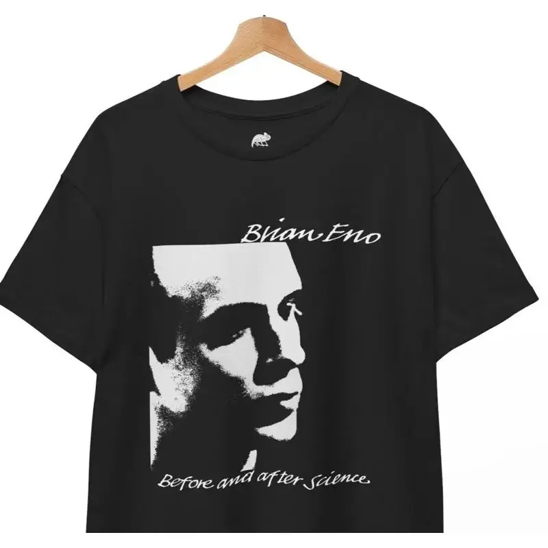 Brian Eno antes y después de la ciencia camiseta, banda de música Rock Roll Punk camiseta unisex