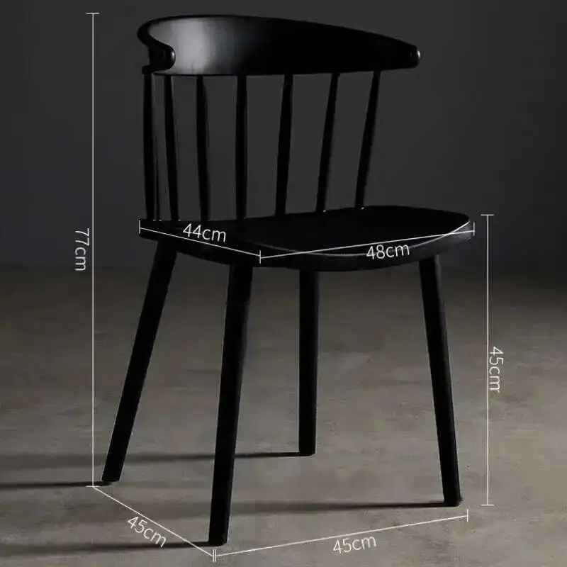 منتصف القرن البلاستيك كراسي تناول الطعام في الهواء الطلق غرفة المعيشة كراسي تناول الطعام أرضية واضحة الألعاب الحد الأدنى Sillas أثاث المنزل QQ