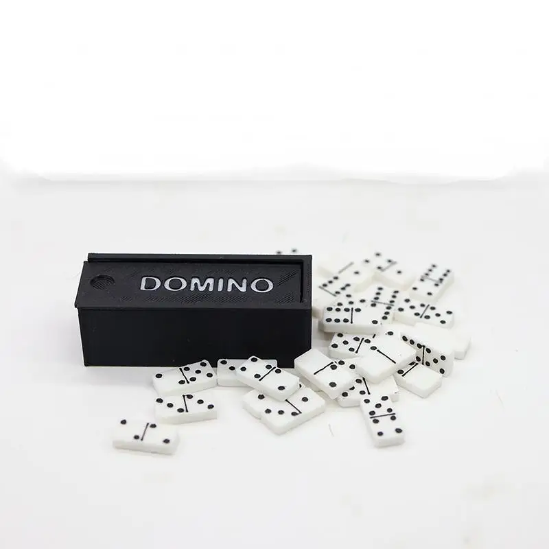 1:12 Scale Miniature Dollhouse Accessory; Learning and Educational Domino Game Model