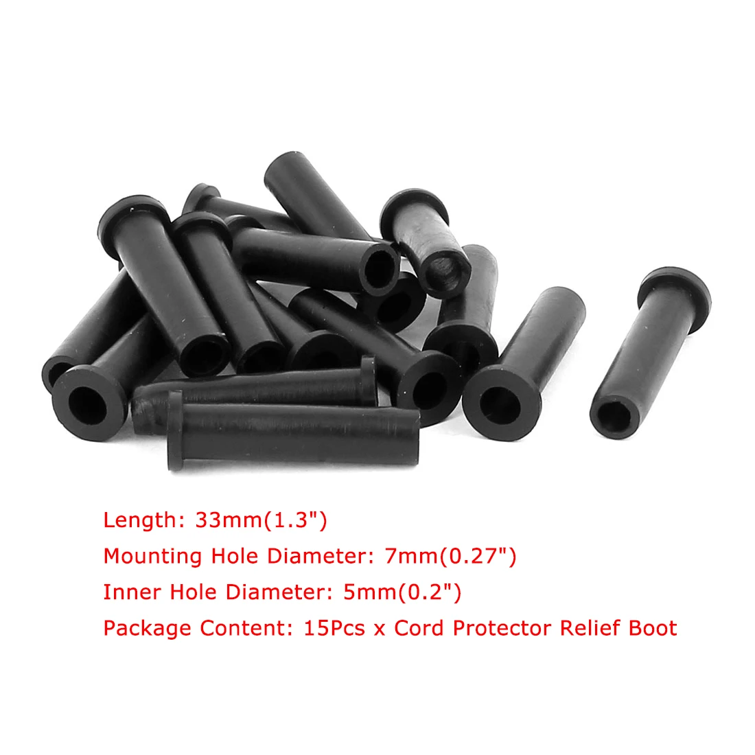 5-25 Stück 5-13mm Kabel verschraubung Stecker Gummi Zug entlastungs kabel Boot Protector Kabel Kabel hülse für Elektro werkzeug Handy Ladegerät