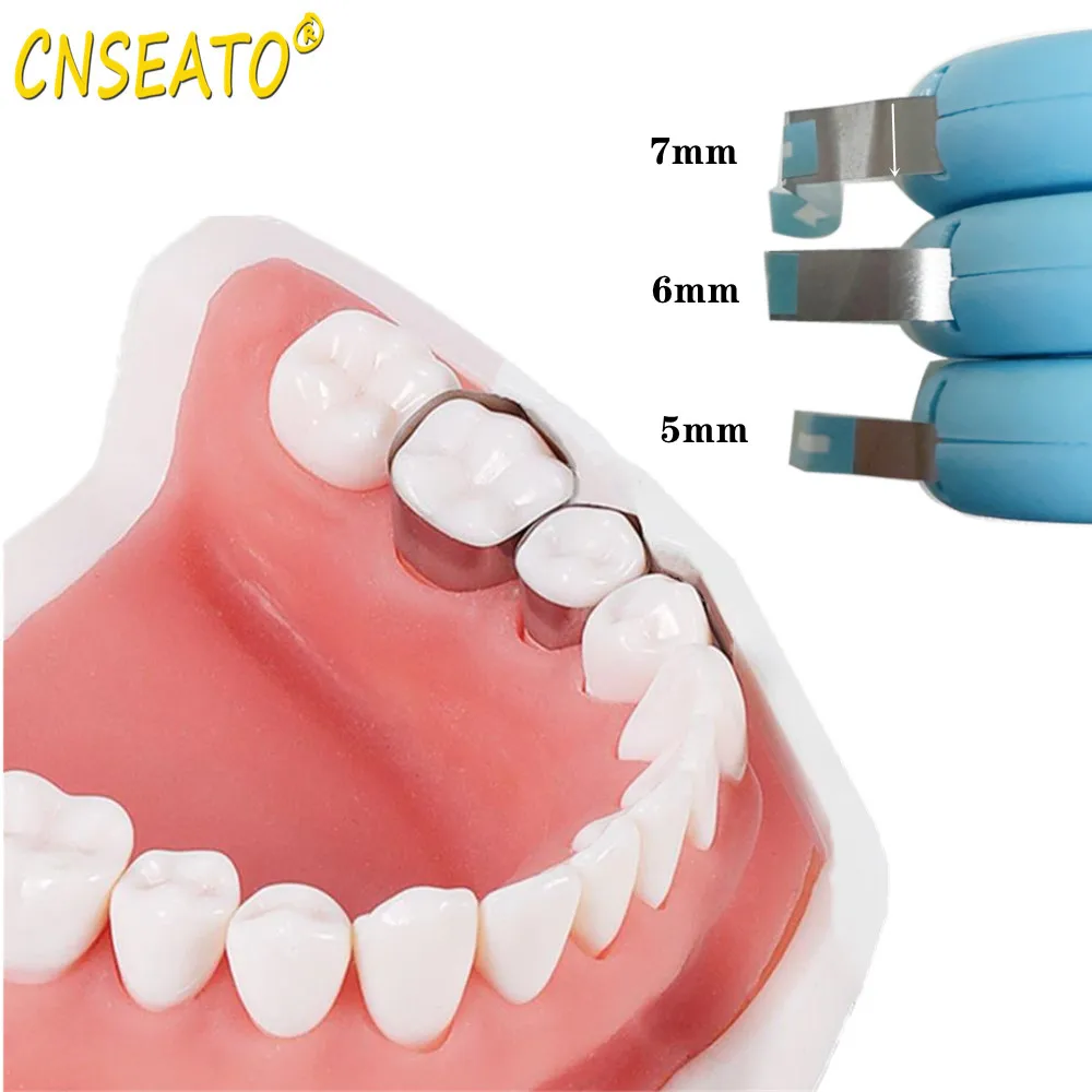 3M/rolka opaska matrycy dentystycznej Matrice taśma ze stali nierdzewnej odbudowa zębów opaski do blachy 5mm/6mm/7mm przybory do pielęgnacji