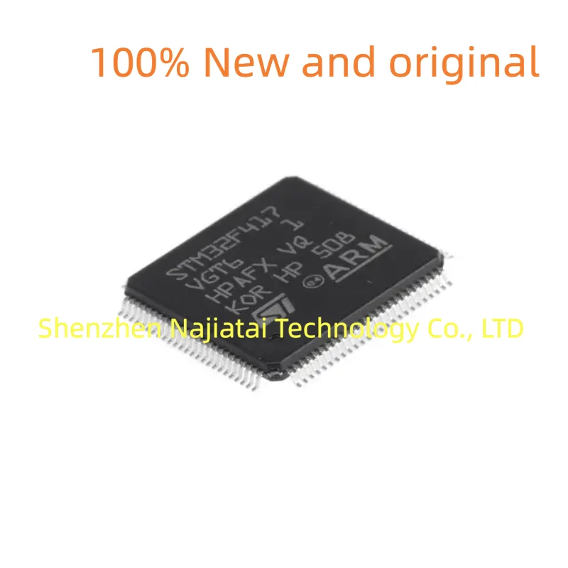 

5 шт./лот, 100% новый оригинальный чип STM32F417VGT6 STM32F417 LQFP100