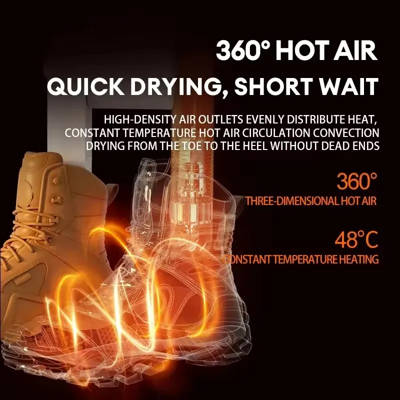 Zai Xiao 110V/220V Shoe Dryer Electric drying Dual V bracker Foot Boot Dryer Fast Smart Display for Shoes Gloves Hats Socks Ski