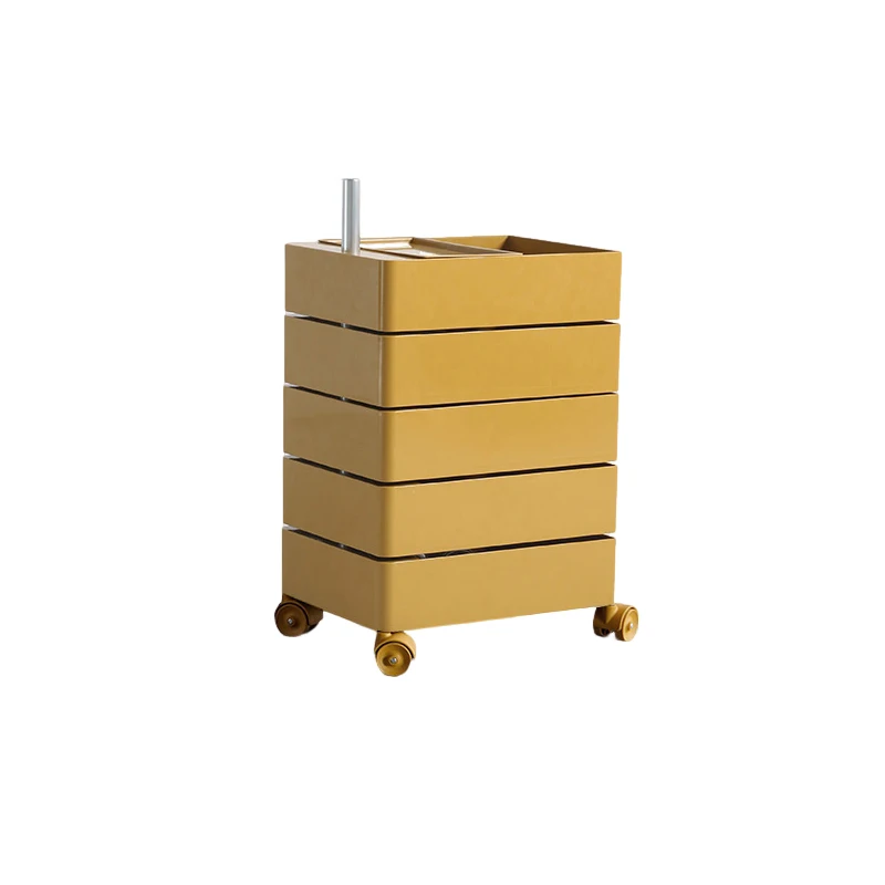 

360 Degree Rotating Modern Plastic Storage Cabinet Sofa Side Simple Drawer ABS Folding Organizer Living Room Bedroom