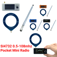 SI4732 0.5-108mhz Portable Radio ESP-32-S3 Main Control  LSB USB AM FM Pocket Mini Radio All Band Radio Receiver with IPS Screen