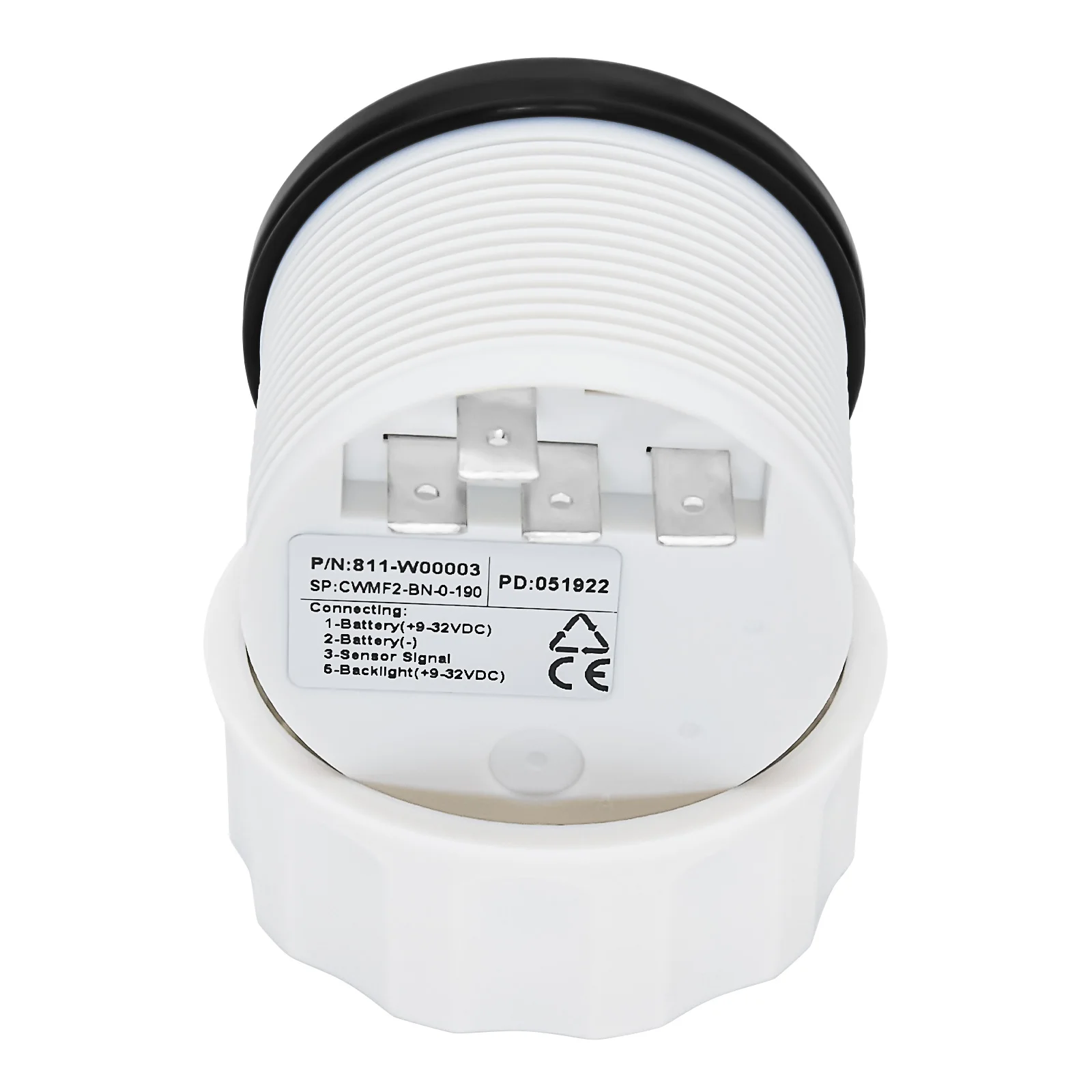 52mm Kraftstoffs tand anzeige rote Hintergrund beleuchtung Zeiger Öltank zähler Auto Marine Boot Auto 12V 24V mit Sensoren Kraftstoff tank Füllstand anzeige verwendet – Detail 7
