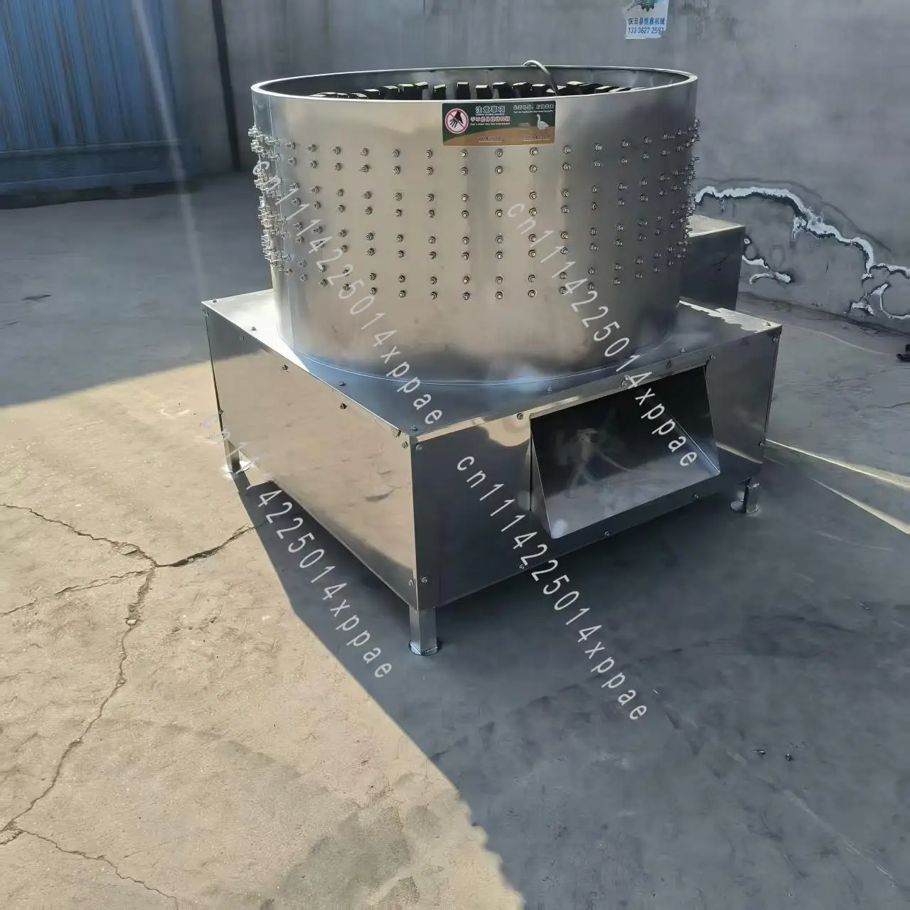 Stainless Steel Poultry Hair Removal Machine, Rooster, Duck and GooseAutomaticHair Removal Machine, Suitable for Slaughterhouses