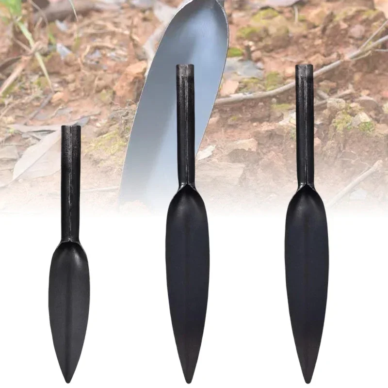 

2pcs Mini Willow Leaf Shovel Thickened Carbon Steel Gardening Agricultural Shovel Household Planting Tool Outdoor Digging Shovel