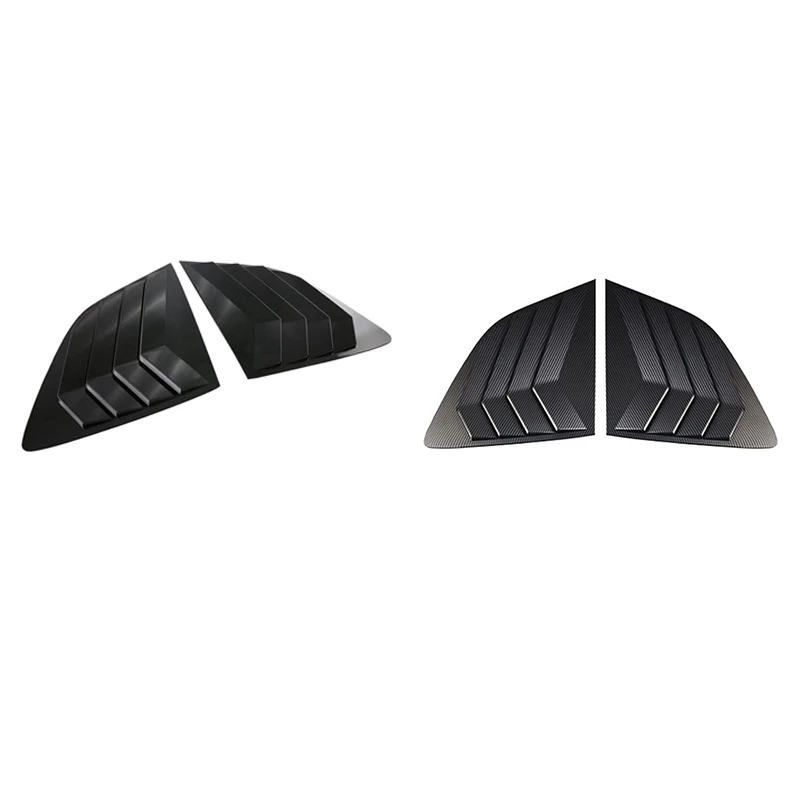 2PCS Racing Style Rear Side Window Louvers Air Vent Scoop Shades Panel Cover Trim For Honda CRV 2023, ABS