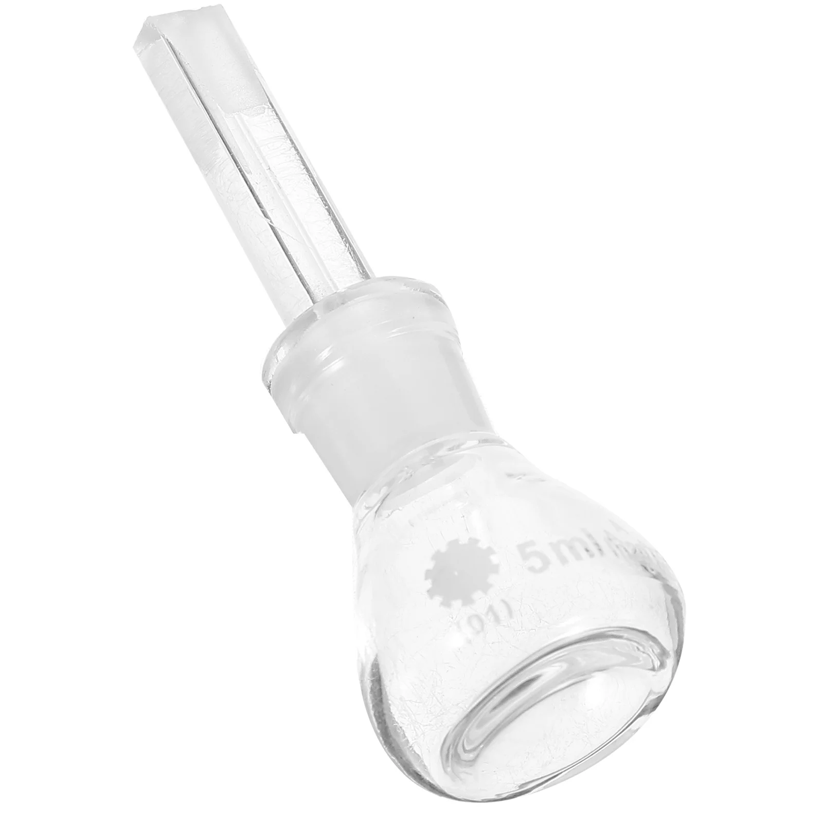 

5ml Gravity Bottle Glass Pycnometer Lab Glassware Heat Resistant Accurate Volume Measurement Powder Liquid Particulate