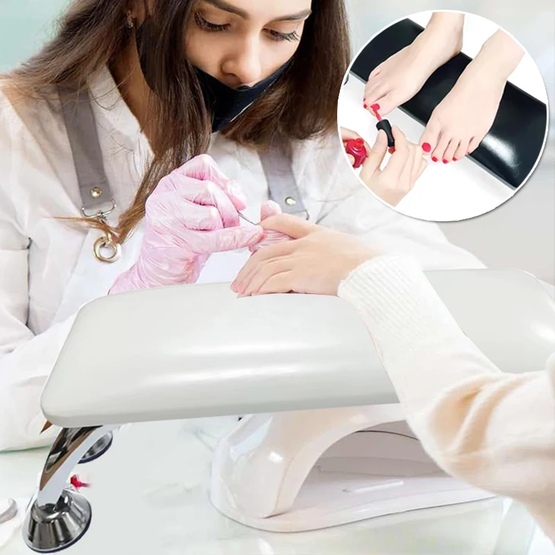 

Подушка-подставка для рук из ПУ-материала для маникюра, портативная, съемная, для салонов красоты