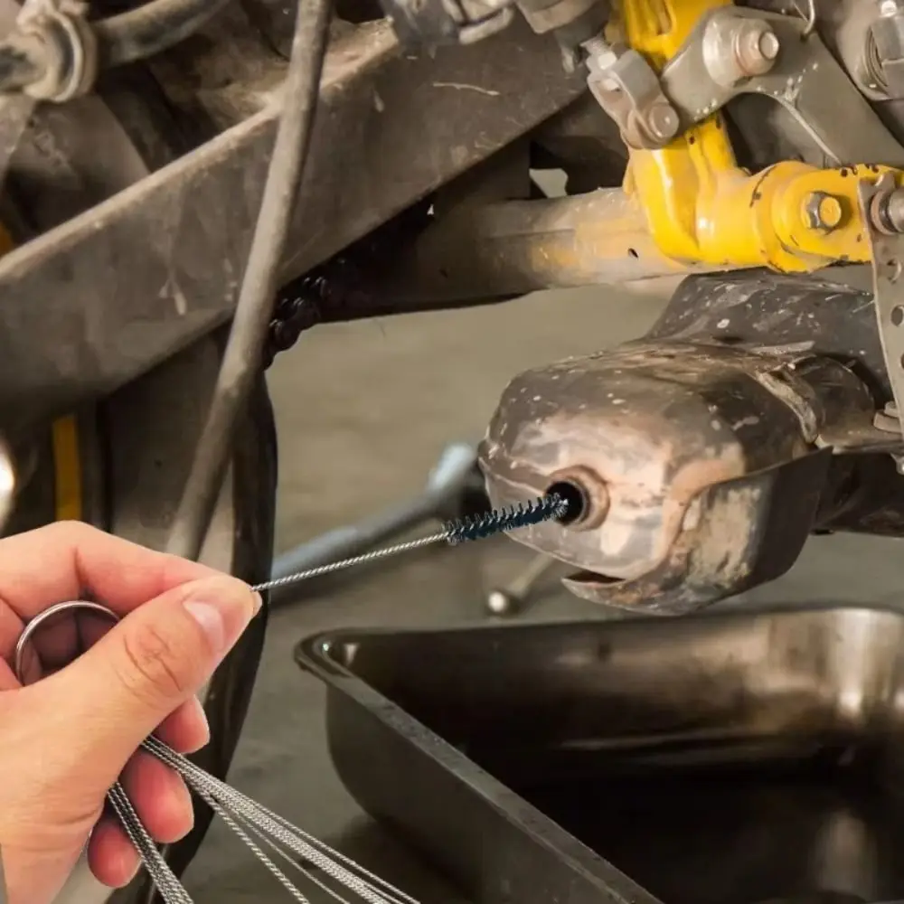 

10 Cleaning Needles Carburetor Cleaner Tool Multi Purpose 5 Nylon Brushes Carbon Dirt Jet Cleaner Portable Design Wire Cleaner