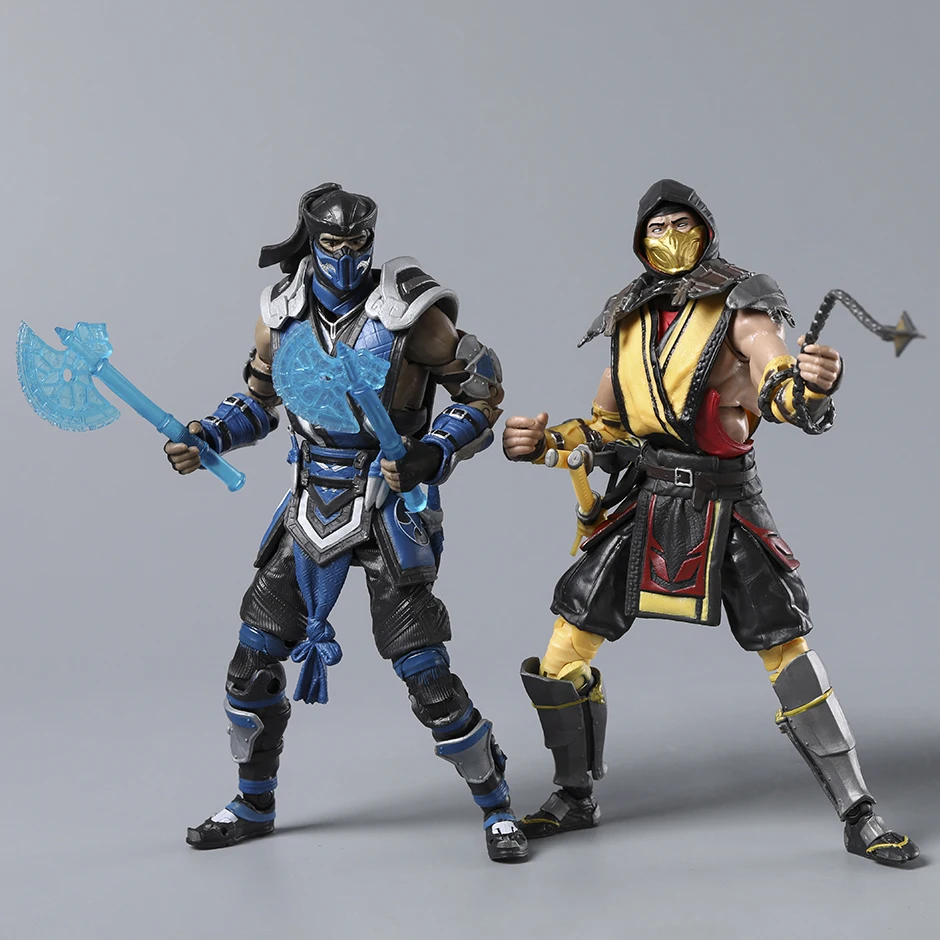 Mortal Kombat スコーピオン サブゼロ フィギュア モータルコンバット スコーピオン/サブゼロ PVC アクションフィギュア