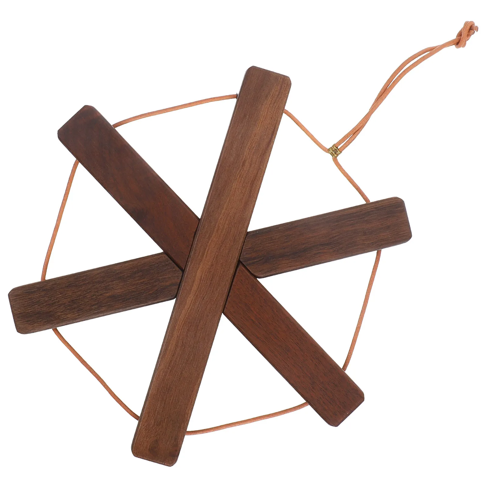 

Wooden Trivets For Hot Dishes Natural Beech Wood Heat Resistant Non-Slip Table Mat Kitchen Dining Protector Pad Farmhouse