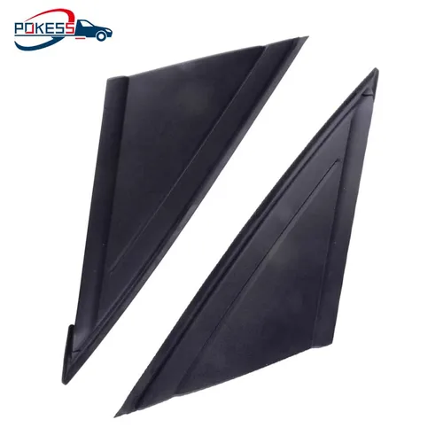 Moldura de esquina para guardabarros de espejo de ventana delantera derecha/izquierda para Ford Focus 2012-2018, moldura de bandera de puerta de coche, placa embellecedora triangular