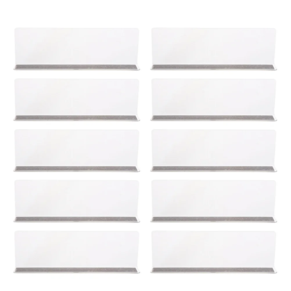 

20 Pcs Shelf Divider Clear Cardboard for Boxes Partition Store Goods Separators Vertical Closet Magnet