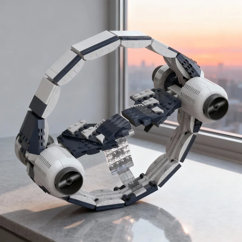 

603pcs MOC Plo Koon S Hyperdrive Ring Star Battle Model Building Blocks Construction Toy Christmas Gifts Education Brick Kids