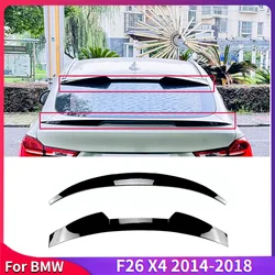 Rear Roof Trunk Spoiler Wing Air Deflector Dam Tail Tuning Gloss Black ABS Car Accessories for BMW F26 X4 2014-2018 MP Style